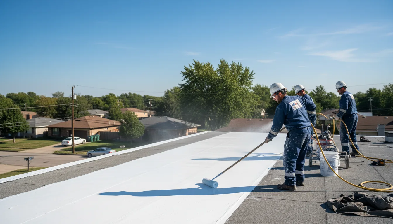 Commercial roof coating in Weyers Cave, VA near me